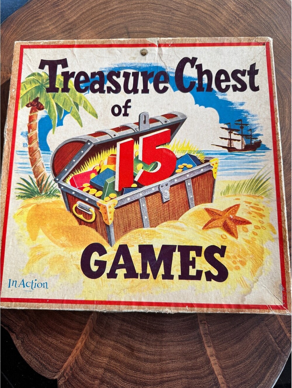 1953 Treasure Chest of 15 Games Board Game Compendiun